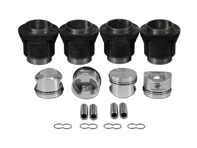 Kolbensatz, JE Forged 80mm, 22mm Bolzen. Porsche 356 Early - 008 11 80S JE, 0081180SJE